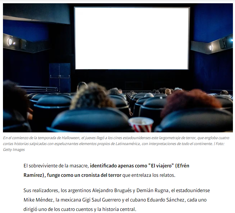 “Satanic Hispanics”: la película que embruja las salas de cine en EE.UU. ‘‘con terror latino’’